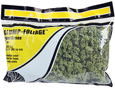 Woodland Scenics FC682 Clump-Foliage™ Light Green Small Bag