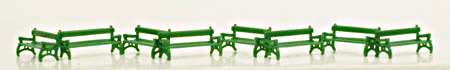 Model Power 1340 N Scale Park Benches
