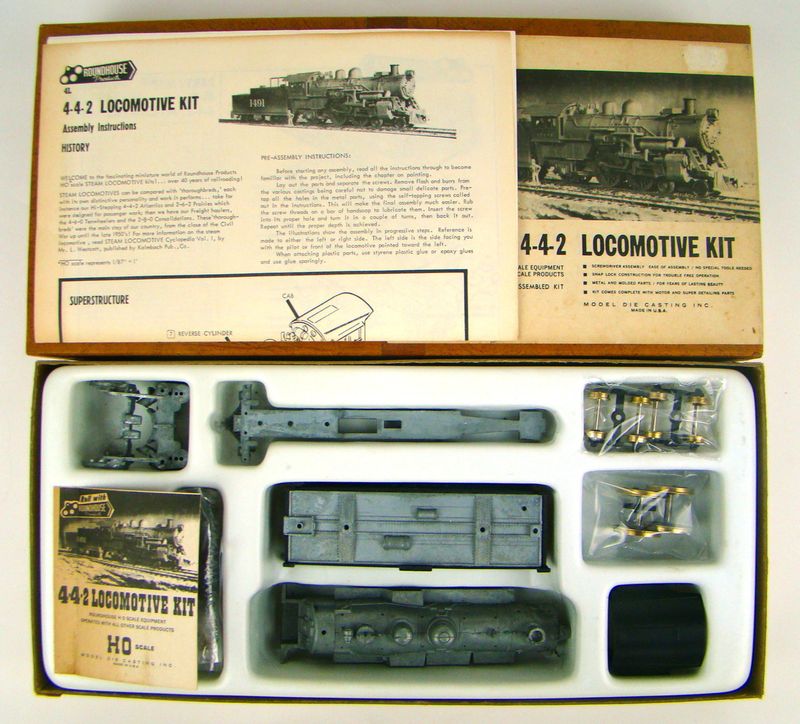 Roundhouse 431 SF 4-4-2 Atlantic Kit HO Scale