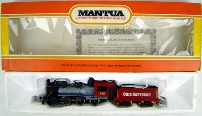 Mantua 313-76 Ohio Southern 2-6-0 Mogul Locomotive HO Scale