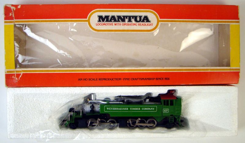 Mantua 324-100 Weyerhauser Articulated Logger 2-6-6-2  HO Scale