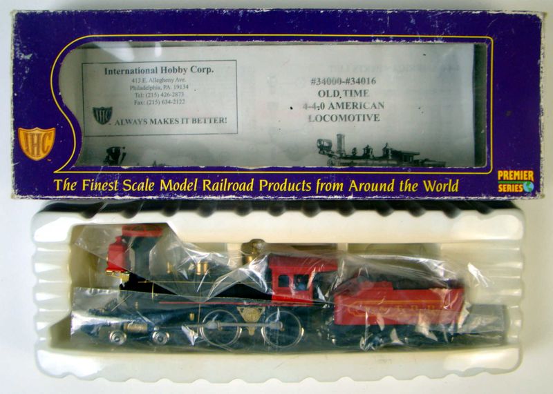 IHC Premier 34001 V&amp;T &quot;Inyo&quot; 4-4-0 American Standard Locomotive HO Scale