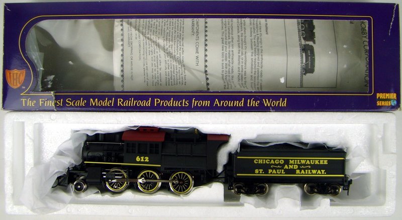IHC Premier 23159 CM&amp;SP (Milwaukee) 2-6-0 Camelback Locomotive HO Scale