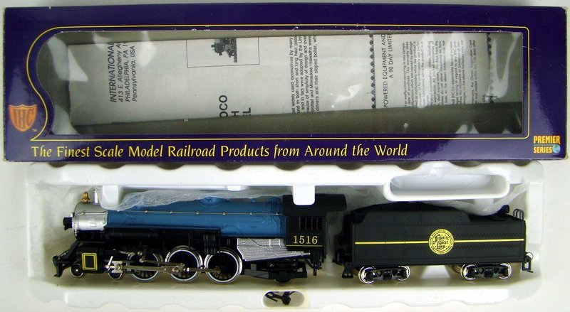 IHC Premier M9891 Atlantic Coast Line Class P-5-A 4-6-2 Pacific Locomotive #1516 HO Scale