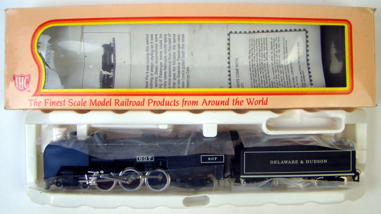 Custom Modified to Prototype IHCM9852 D&amp;H 4-6-2 Pacific Locomotive #607 HO Scale