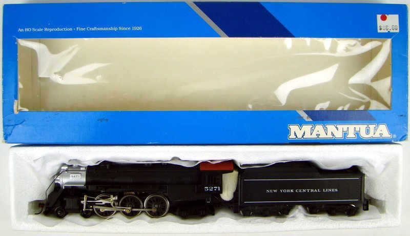 Mantua 316-22 NYC J1C 4-6-4 Hudson Locomotive #5271 HO Scale