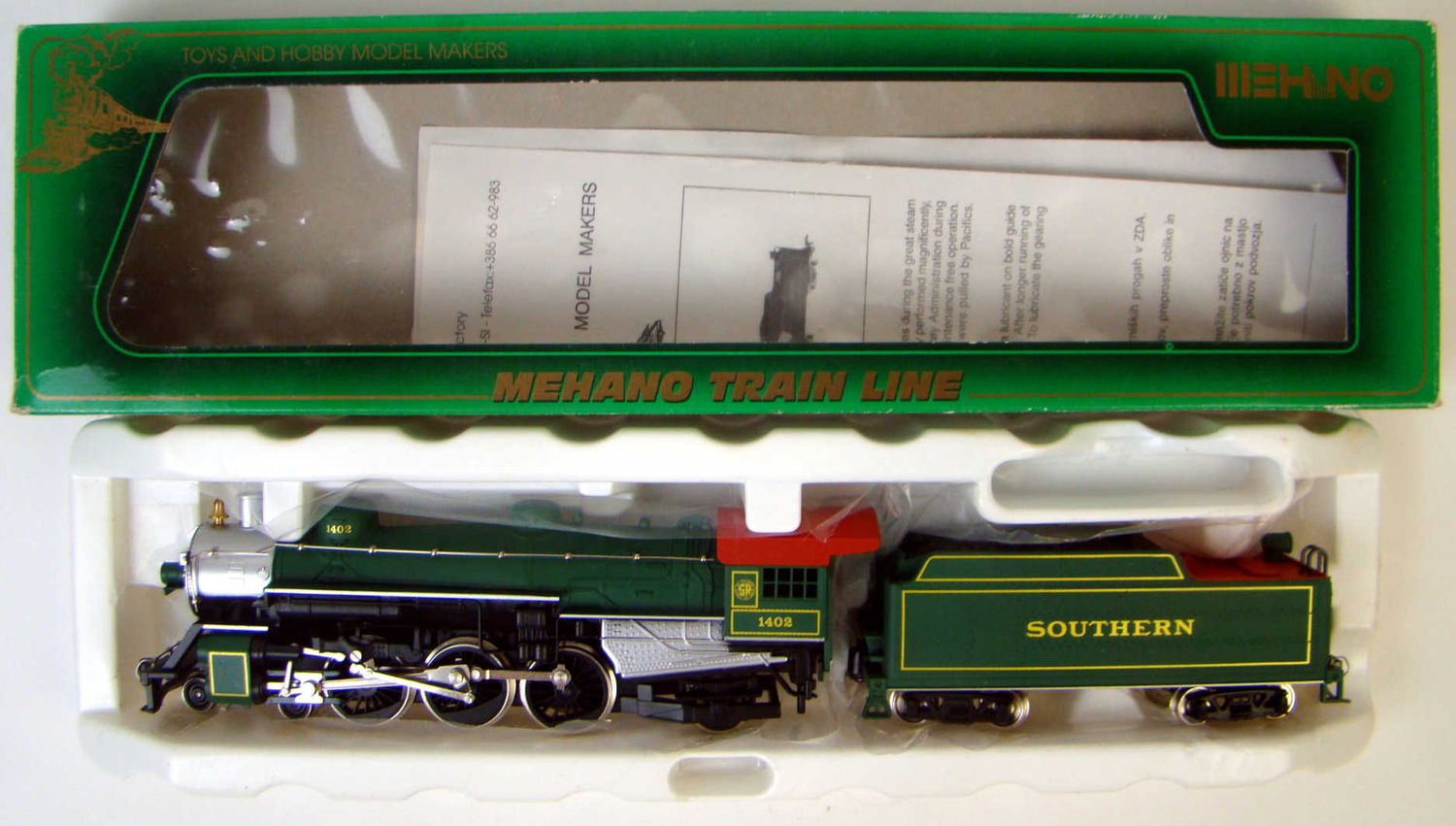 IHC/Mehano M9923 SP Southern Crescent Ltd Class PS-4 4-6-2 Locomotive #1402 HO Scale