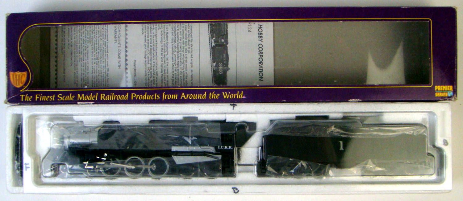 IHC Premier 23010 I.C.R.R. 4-6-4 Hudson Locomotive #1 HO Scale