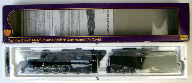 IHC Premier 23010 I.C.R.R. 4-6-4 Hudson Locomotive #1 HO Scale