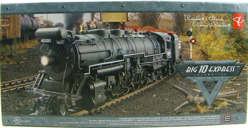 FACTORY SEALED President&#39;s Choice 2006 CN 2-10-2 Class T-2​ &quot;Big 10&quot; Express Limited Edition Train Set HO Scale