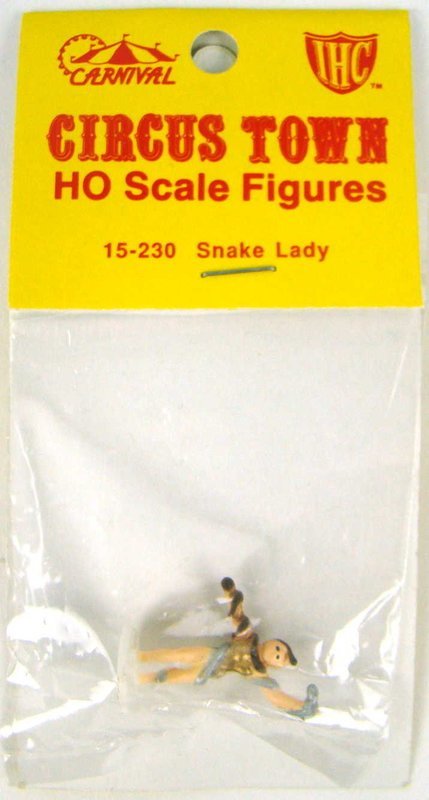 IHC 15-230 Circus Town Snake Lady Figure HO Scale