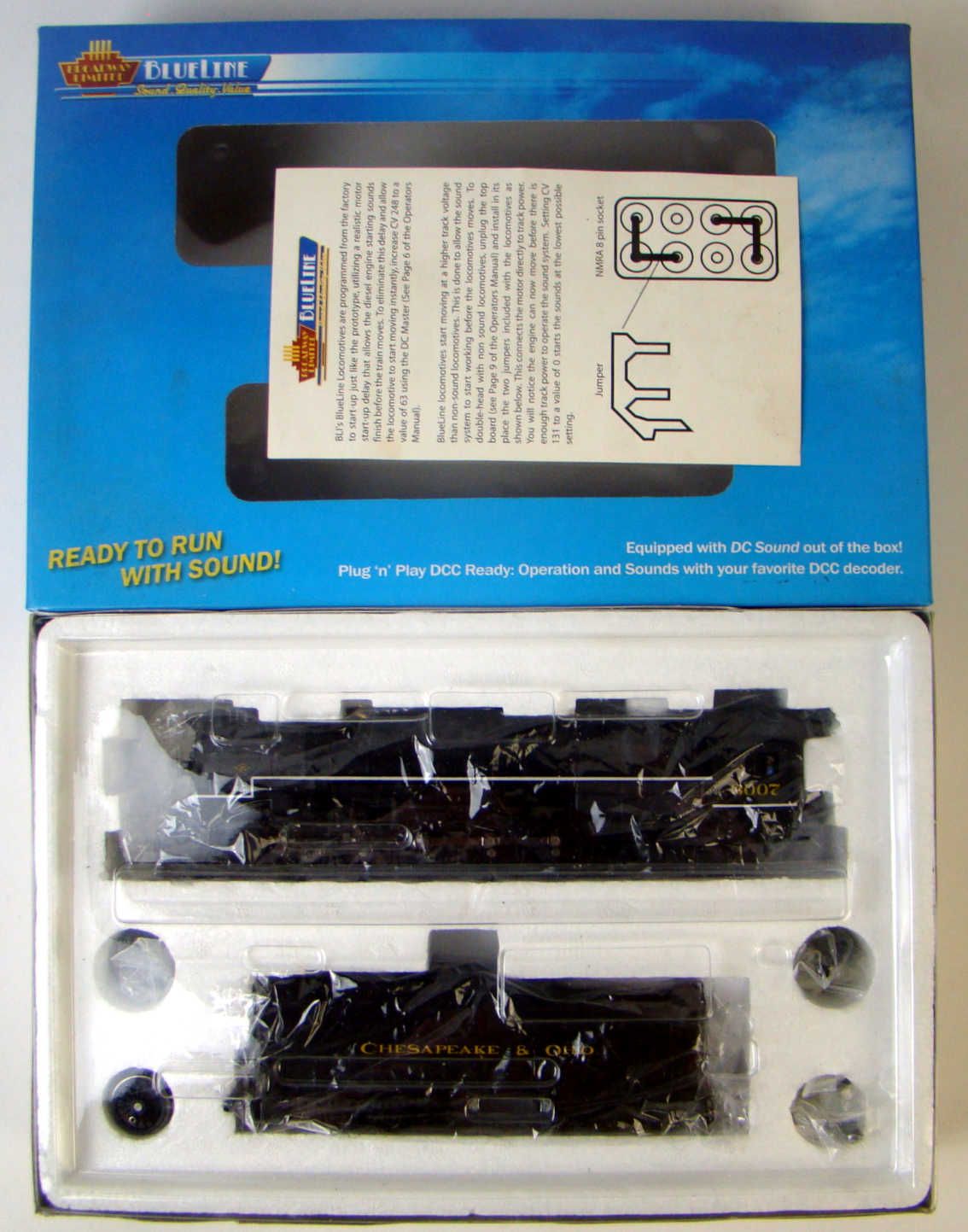 Broadway Limited 5017 "Blue Line" C&amp;O Class T-1 2-10-4 Locomotive #3007 HO Scale