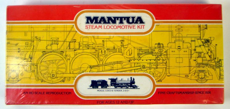 FACTORY SEALED Mantua 513 2-6-0 Mogul Locomotive Kit HO Scale