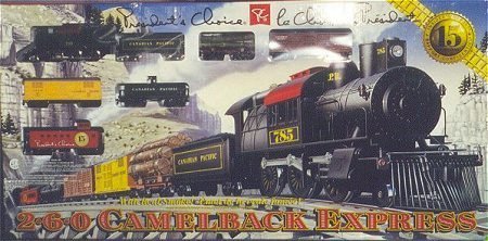 FACTORY SEALED 1998 President&#39;s Choice CP 2-6-0 Camelback Express Limited Edition Train Set HO Scale