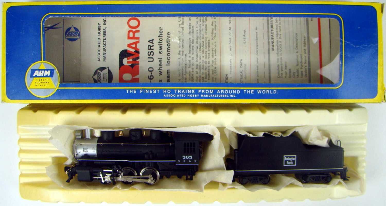 AHM 5149Q CB&amp;Q USRA 0-6-0 Switcher HO Scale