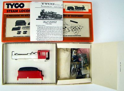 TYCO 7706 1890 Rogers 4-6-0 Ten Wheeler Kit HO Scale