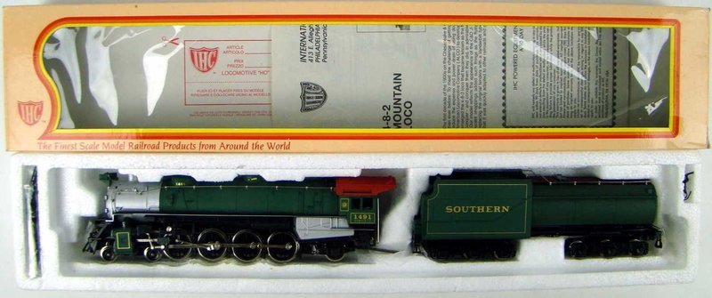 IHC Premier M626 Southern Class Ts-1 4-8-2 Mountain Locomotive #1491 HO Scale