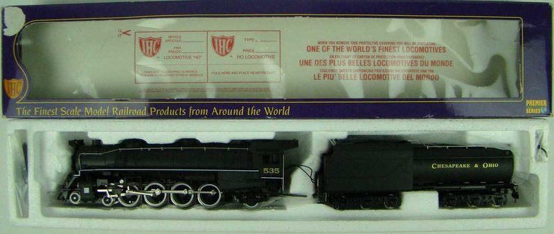 IHC Premier M905 C&amp;O Type A 4-8-2 Mountain Locomotive HO Scale