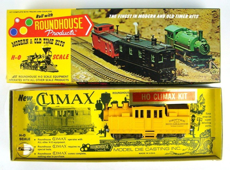 Roundhouse 2774 D&amp;RGW Climax Locomotive Kit w/Universal Drive Fix HO Scale