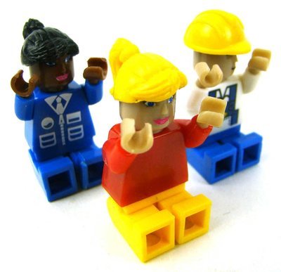 LEGO People for Coaster Dynamix CDX Block Coasters