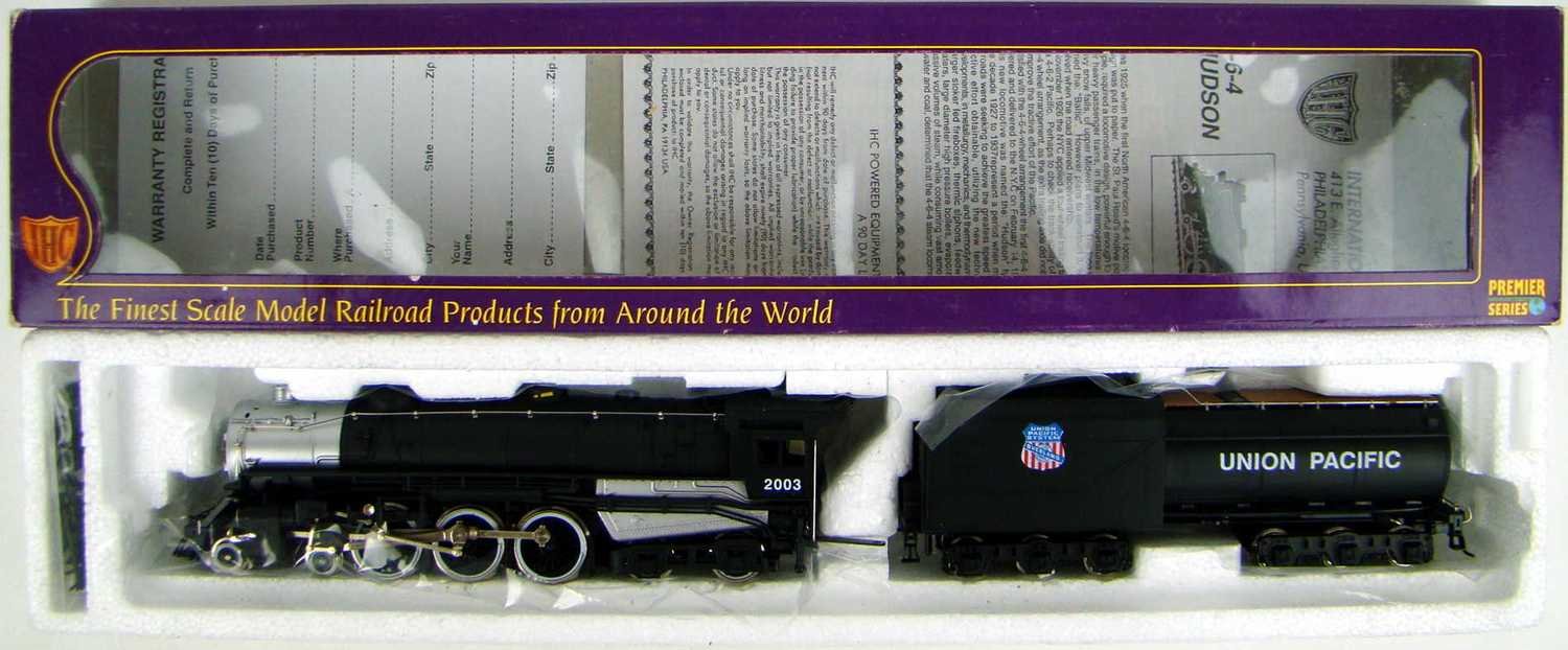 IHC Premier 23020 UP 4-6-4 Hudson Locomotive w/Vandy Tender HO Scale