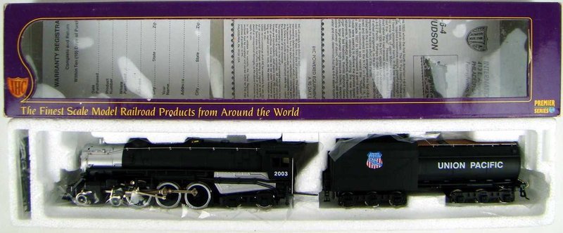 IHC Premier 23020 UP 4-6-4 Hudson Locomotive w/Vandy Tender HO Scale