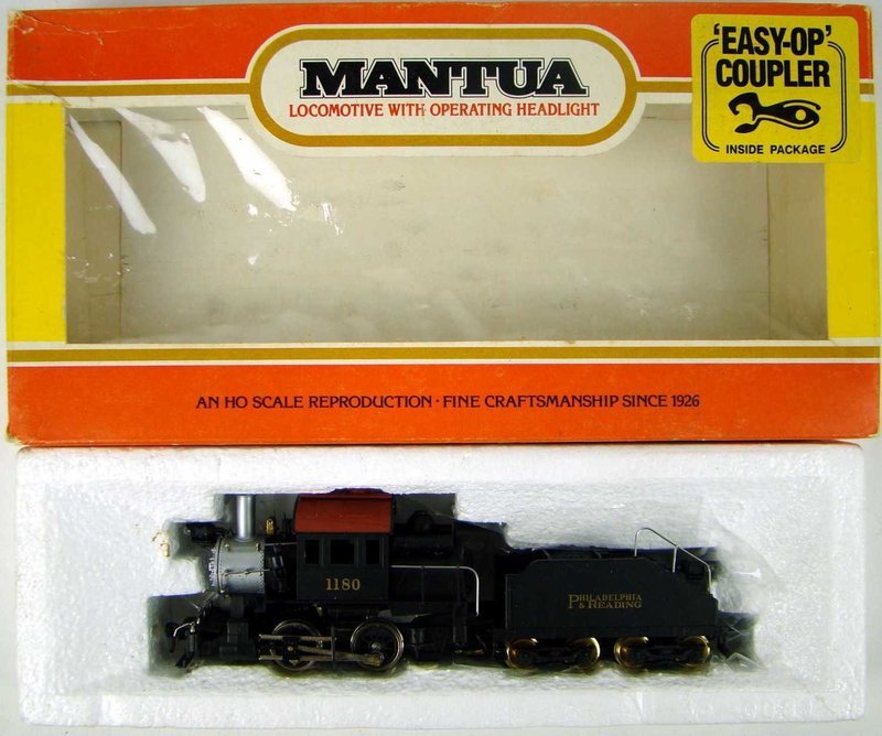 Mantua 335-20 Philadelphia &amp; Reading 0-4-0 &quot;Goat&quot; Camelback Switcher HO Scale