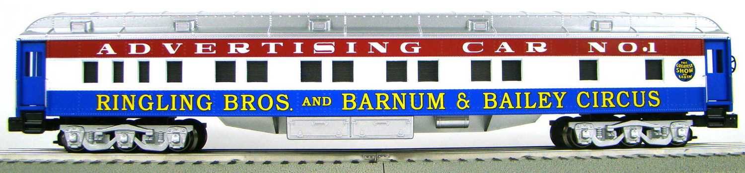 K-Line by Lionel 6-22628 Ringling Bros. 18&quot; HW &quot;1936-48&quot; Advertising Car O Scale
