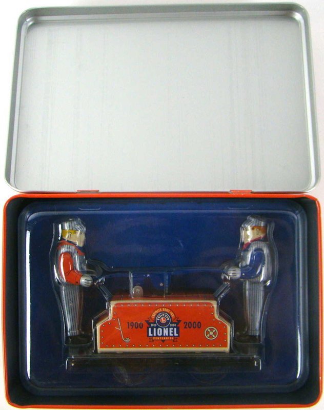 Schylling-Lionel 20602 100 Year Commemoritive Tin Plate Hand Car O Scale