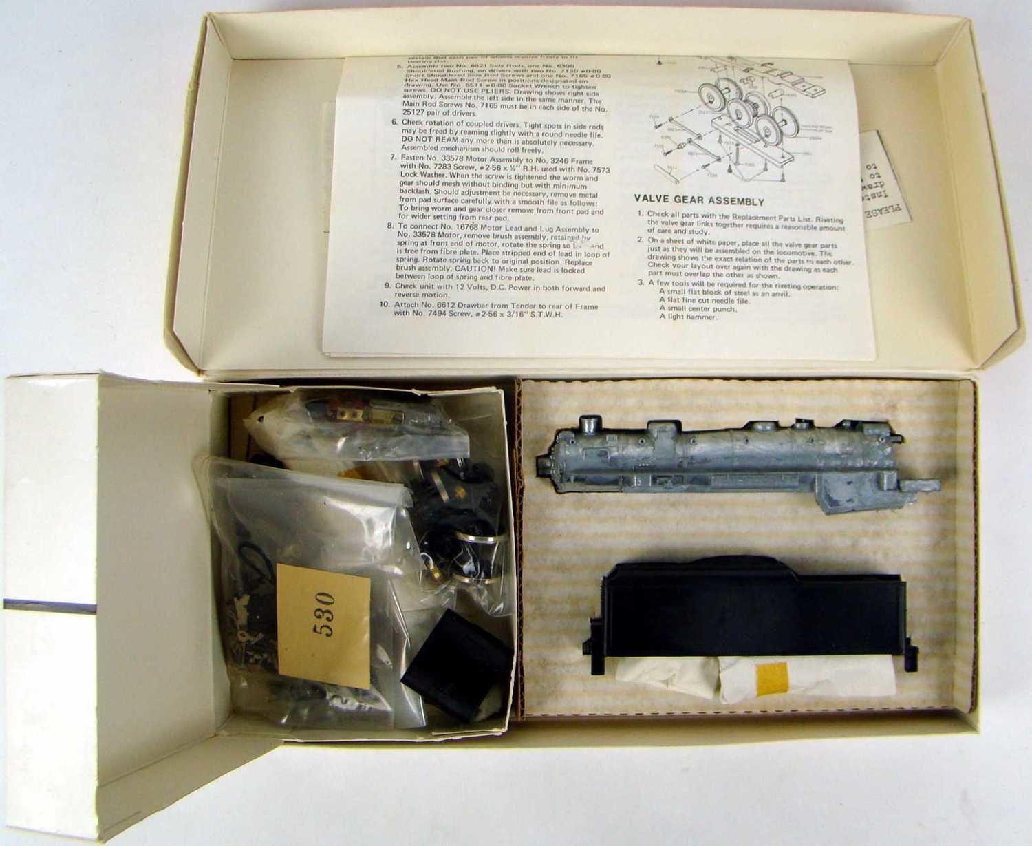 Mantua 530 4-6-4 Hudson Locomotive Kit w/Synchro-Steam Sound HO Scale