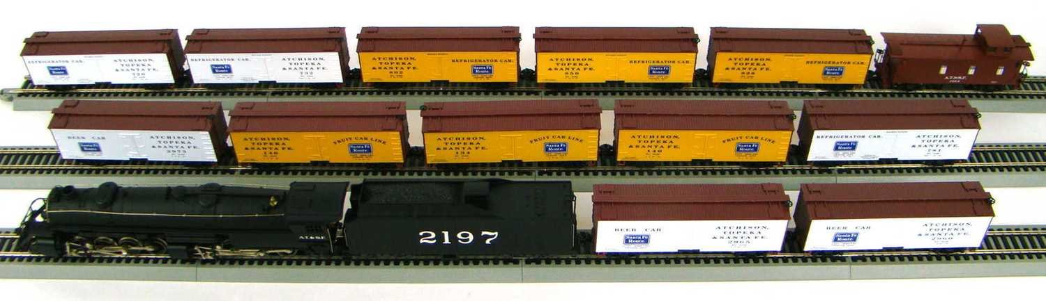 MRRHQ Custom Ultimate AT&amp;SF Freight Set HO Scale
