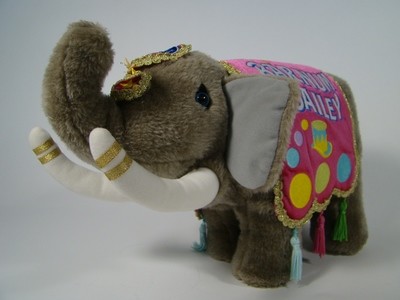 MRCHQ Collectible Ringling Bros. Barnum & Bailey 138th Anniversary Plush Elephant
