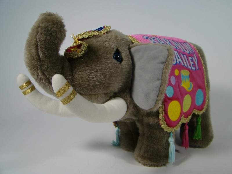 MRCHQ Collectible Ringling Bros. Barnum &amp; Bailey 138th Anniversary Plush Elephant