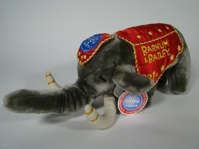 MRCHQ Collectible Ringling Bros. Barnum & Bailey 131th Anniversary Plush Elephant