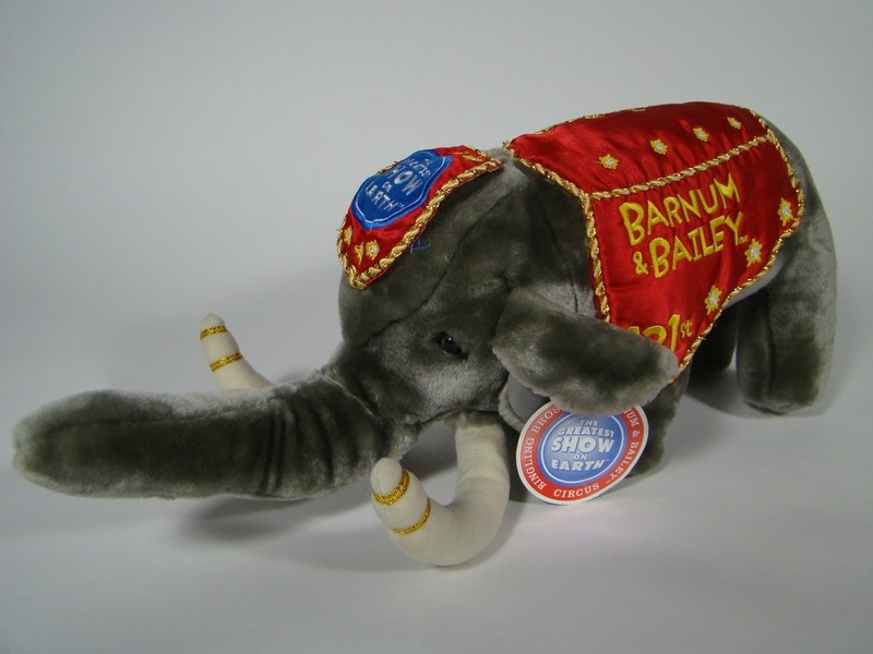 MRCHQ Collectible Ringling Bros. Barnum &amp; Bailey 131th Anniversary Plush Elephant