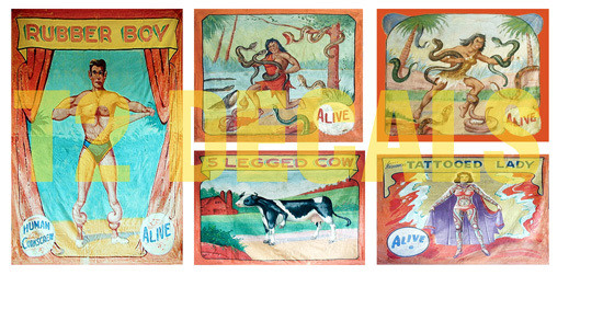 MRCHQ Custom Circus Sideshow Decal Sheet #15