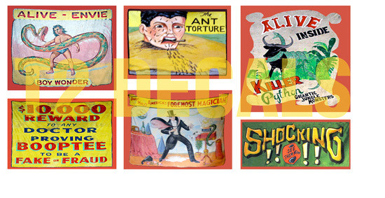 MRCHQ Custom Circus Sideshow Decal Sheet #23