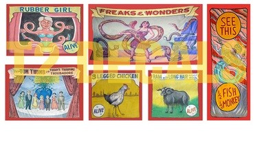 MRCHQ Custom Circus Sideshow Decal Sheet #19