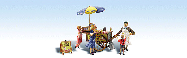 Woodland Scenics A1945 Wally&#39;s Weiner Wagon