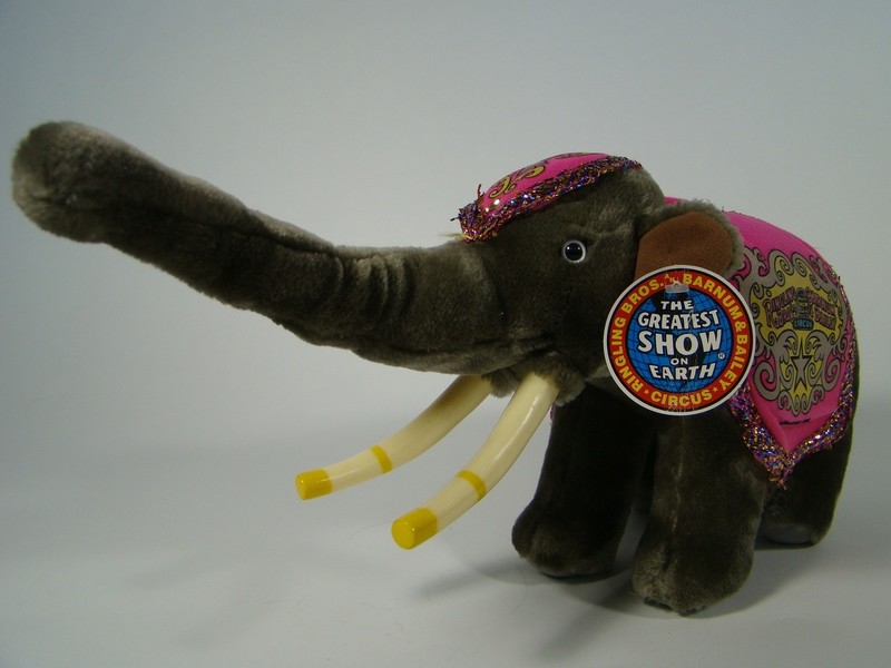 MRCHQ Collectible Ringling Bros. Barnum &amp; Bailey 122nd Anniversary Plush Elephant