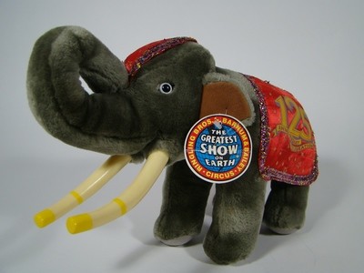 MRCHQ Collectible Ringling Bros. Barnum & Bailey 125th Anniversary Plush Elephant