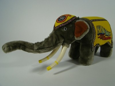 MRCHQ Collectible Ringling Bros. Barnum & Bailey "King Tusk" 117th Anniversary Plush Elephant