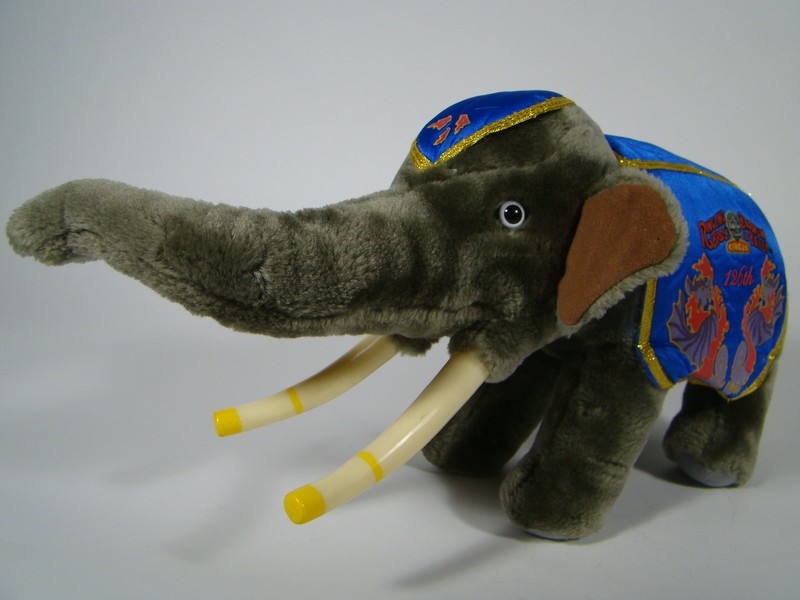 MRCHQ Collectible Ringling Bros. Barnum &amp; Bailey 126th Anniversary Plush Elephant