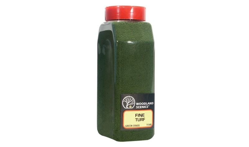 Woodland Scenics T1345 Fine Green Grass Turf Shaker
