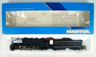 Mantua 312-136 WM 2-8-2 Mikado Locomotive HO Scale