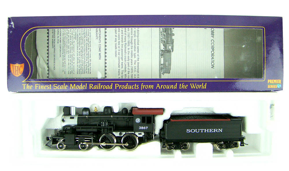 IHC Premier M803 Southern &quot;Modern&quot; American 4-4-0 Locomotive HO Scale