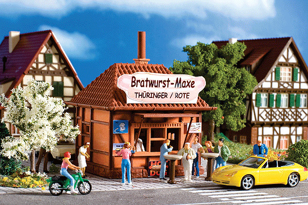 Vollmer 5140 HO Scale Bratwurst-Maxe Stand