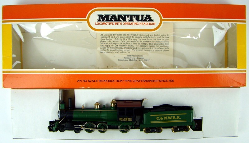Mantua 308-64 Rogers Chicago &amp; NW 4-6-0 Ten Wheeler &quot;Dixie Bell&quot; Locomotive HO Scale