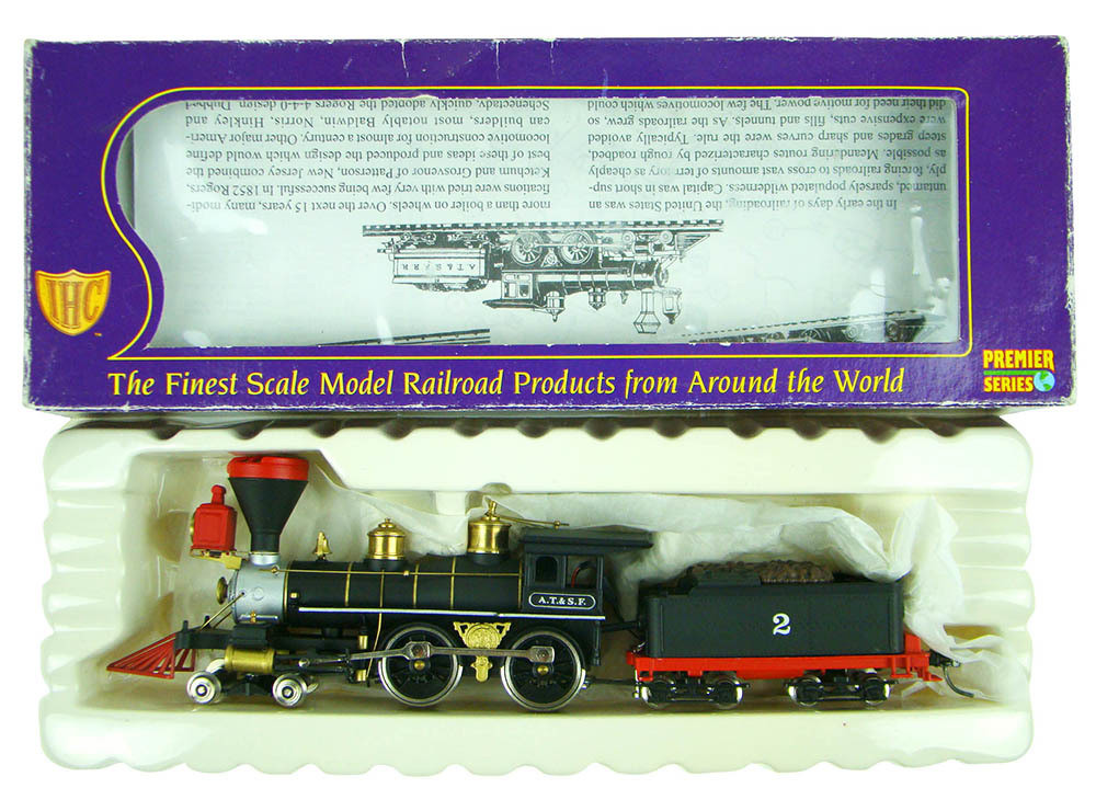 IHC Premier 34000 AT&amp;SF 4-4-0 American Standard Locomotive HO Scale