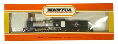 FACTORY SEALED Mantua 308-27 Rogers LV Black Diamond 4-6-0 Ten Wheeler "Dixie Bell" Locomotive HO Scale